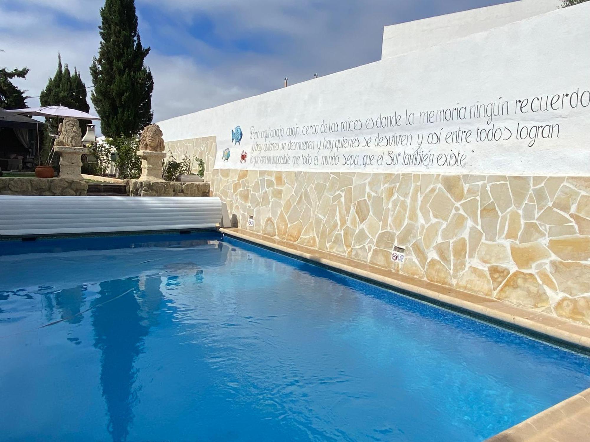 Authentic Canary Style Villa With Private Pool And Garden- Casa Juan Vera Granadilla De Abona Luaran gambar